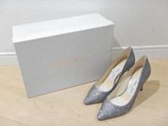 【美品】ジミーチュウ ピンヒール ハイヒール グリッター ラメ 箱付き