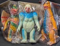ギガス＆ドラコ＆レッドキング（ブルマァク復刻）ソフビフィギュア未開封３体セット ギガス＆ドラコ＆レッドキング（ブルマァク復刻）ソフビ