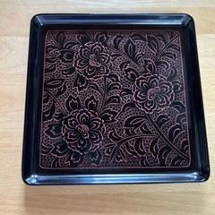 石川県輪島塗　本漆器　美術堅牢特産　お盆 石川県輪島塗 本漆器 美術堅牢特産 お盆