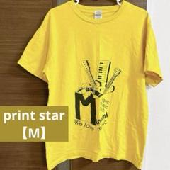 print star プリントスター　半袖　Tシャツ　トップス　音楽　楽器
