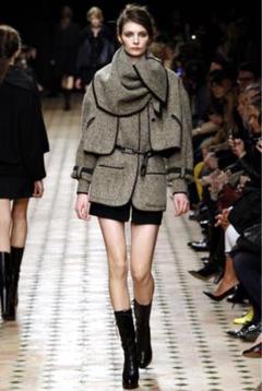 〓VERONIQUE LEROY〓 BROWN mix ツィード ストール m25706388400_1.jpg?1704099073
