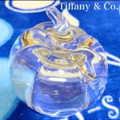 Tiffany ティファニー　クリスタル　パンプキン　 置き物　レア‼️ レア‼️Tiffany ティファニークリスタルパンプキンかぼちゃ型 置き物