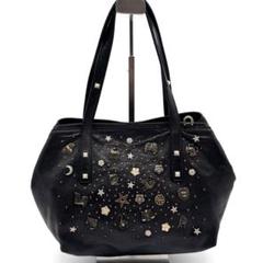 美品　JIMMY CHOO ジミーチュウ　スタッズ　十二星座　ハンドバッグ Jimmy Choo ジミーチュー 12星座 レザー ハンドバッグ スタッズ