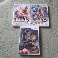 【お得】戦国無双3 猛将伝　モンハン3トライwii