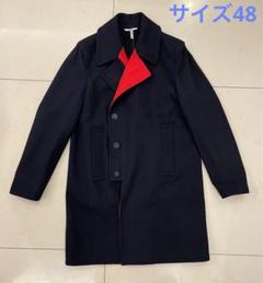 【未使用級】VALENTINO ヴァレンティノフード付きロングコート　48 未使用級】VALENTINO ヴァレンティノフード付きロングコート 48
