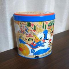 【レア】ディズニー　チョコクランチ缶　ドナルド　空き缶　ディズニーランド