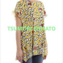 【TSUMORI CHISATO】ツモリチサトテキスタイル総柄カットソーMサイズ
