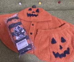 gelato piqueハロウィンかぼちゃ ポンチョ パンツ レッグウォーマー gelato piqueハロウィンかぼちゃ ポンチョ パンツ レッグ