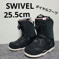 【swivel】ブラック スノーボードブーツ24.0cm 女性用 BURTON バートン スノーボード ブーツ レディース Women's Felix