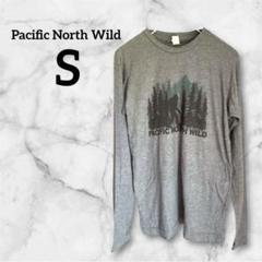 Pacific North Wild 【S】 長袖Tシャツ カットソー グレー