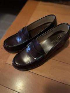 【美品1度のみ着用】EAST BOY ローファー24cm 美品 イーストボーイ ハルタコラボ ローファー 24センチ 茶 合皮
