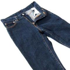 JEANASISジーナシス▼ハイウエストテーパードデニム▼濃紺▼M▼W約76cm