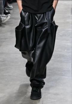 sacai - 【サイズ1】sacai 25aw Faux Leather Pants阿部千登勢の