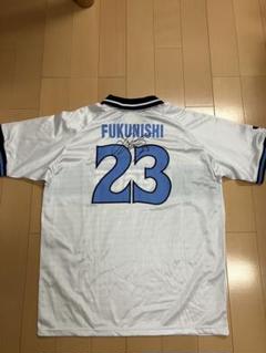 福西崇史　ジュビロ磐田　ユニフォーム　サッカー　Jリーグ　直筆サイン　日本代表