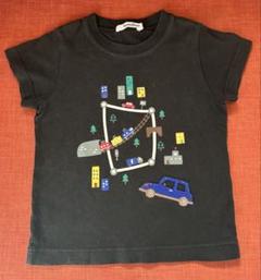 familiar ファミリア 可愛い　ブラック Tシャツ 100㎝