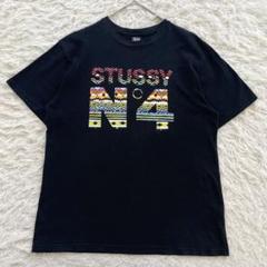 STUSSY ネイティブ柄　N°4 半袖　シャツ
