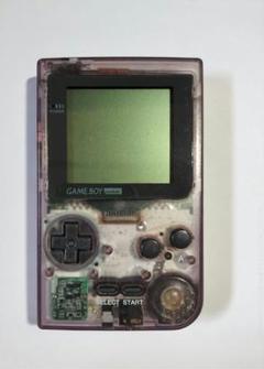 ゲームボーイポケット　クリアパープル　紫　２台セット売り　ジャンク品 ゲームボーイポケット クリアパープル ジャンク - メルカリ