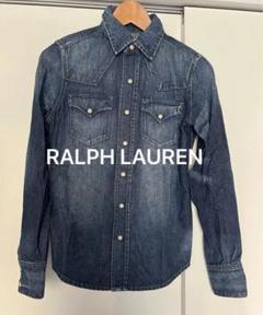 ラルフローレン　濃いめ　デニムシャツ　RALPH LAUREN ダンカリーシャツのサムネイル