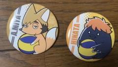 ハイキュー 宮侑 宮治 侑キツネ 治キツネ 缶バッジ 激レア動物Ver. 懸賞 ハイキュー‼】宮侑（with 侑キツネver.B）【アクリルスタンド