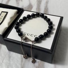 gucci オニキスブレスレット GG 数珠 ブラック 刻印 付属品完備 希少 m25793928705_1.jpg?1744092332