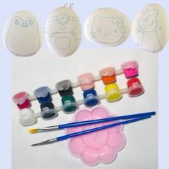 絵の具セット 幼児 12色 小学生 子供用 画材用石 半完成手作りの素材