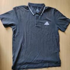 adidas ポロシャツ L 黒