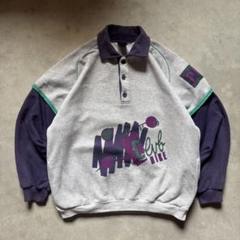 ナイキNIKE レイヤードスウェット ポロスウェット ユーロナイキ ギリシャ製