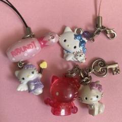 ハローキティ ストラップ 4個セット