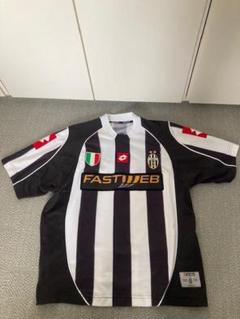 Lotto JUVENTUS ユベントス　ゲームシャツ XL 希少 ユベントス Lotto 2002-2003 ホームユニフォーム XL - メルカリ
