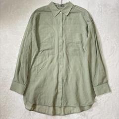 セオリーリュクス オーガンジーシアーシャツ コットン M