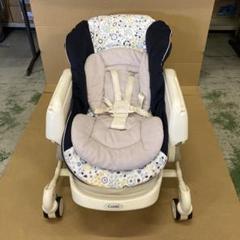 SH232Combi ベビーチェア 花柄クッション高さ調節可バウンサー手動