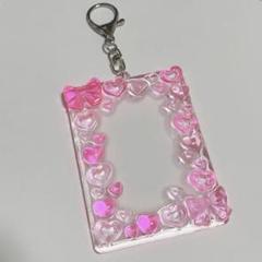 トレカケース　デコ　ピンク