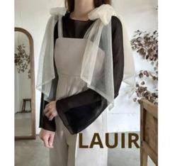 新品　LAUIR チュール　リボン　サロペット