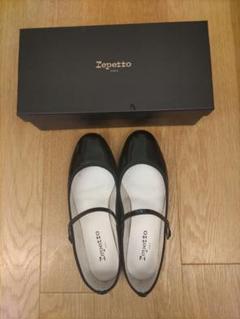 Repetto 黒　パテント（エナメル）メリージェーン バレエシューズ 38.5 Repetto 黒 パテント（エナメル）メリージェーン バレエシューズ