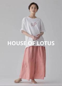 ハウスオブロータス　 house of lotus シルクギャザーワイドパンツ
