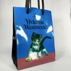 希少 ヴィヴィアンウエストウッド 猫 トートバッグ キャンバス A4対応 希少 ヴィヴィアンウエストウッド 猫 トートバッグ キャンバス