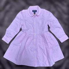 Polo Ralph Lauren 薄紫 長袖シャツ 3T