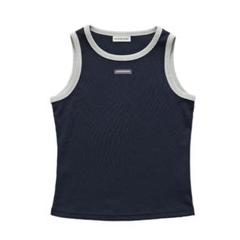 ［FOTTSFOTTS］RIM TANK/NAVY オンライン売切れ商品 FOTTSFOTTS] / ☆ 24SS RIM TANK / NAVY (FOTTSFOTTS/トップス