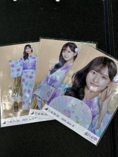 乃木坂46 生写真 浴衣 2025 3種コンプ 金川紗耶 - メルカリ