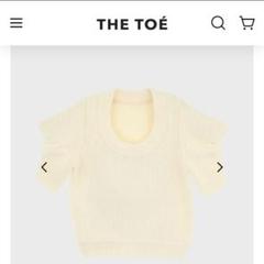 Moussaka crop knit/THETOE - メルカリ