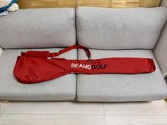 BEAMS GOLFクラブケース レッド ゴルフバッグ 赤 ビームスゴルフ