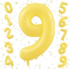 【9】数字バルーン 大きい 40インチ 100cm ナンバーアルミ風船 誕生日