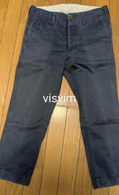 VISVIM 初期 GIZA45 チノパン ダークネイビー Lサイズ visvim ダークグレー チノパン サイズ1 - メルカリ