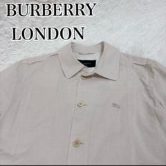 【美品】BURBERRY ベージュ 春夏ブルゾン ジャンパー Lサイズ リネン