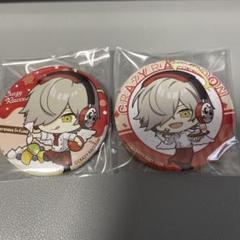 crazyraccoon cr gigoコラボカフェ 缶バッジ だるまいずごっど