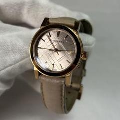 【iy】BURBERRY 手巻き時計 ゴールド シルバー