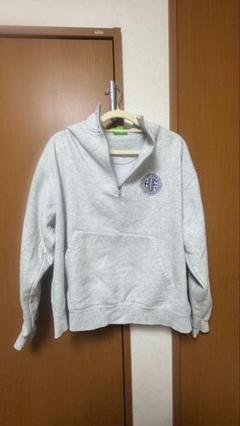 HUF グレー ジップアップ トレーナー M