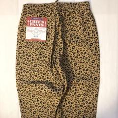 タグ付き新品　未使用　L レオパード柄　シェフパンツ　ベージュ