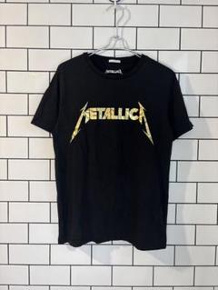 【METALLICA】バンド Tシャツ ゴールド　ロゴ！のサムネイル