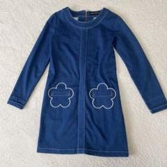 新品未使用　マリークワント　デニム　ワンピース MARY QUANT - MARY QUANT マリークワント デニム 刺繍 Iライン